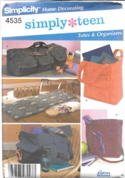 4535 CARRY TOTE, FLOOR MAT, TOTES, MESSENGER BAG PATTERN